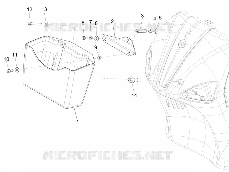 Porte-bagages avant PIAGGIO PIAGGIO-SCOOTER 125 LIBERTY 2010  Liberty 4T PTT E3 (E)