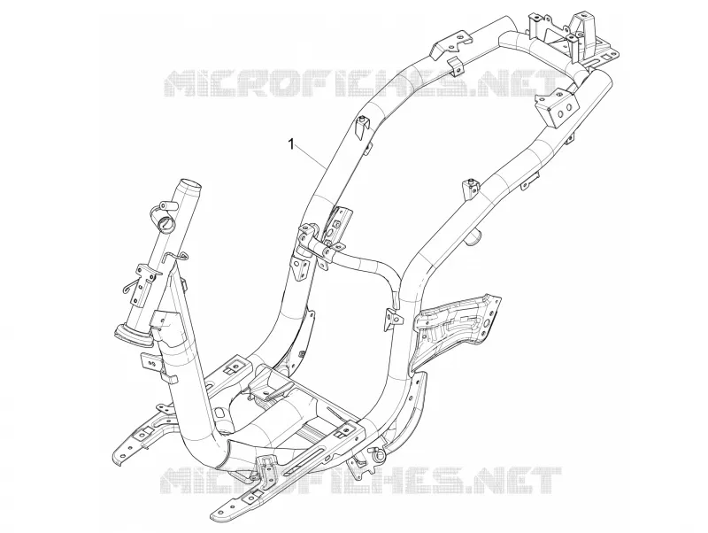 Châssis/coque PIAGGIO PIAGGIO-SCOOTER 125 LIBERTY 2016  Liberty iGet 4T 3V ie ABS