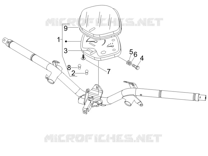 Groupe instruments - Cruscotto PIAGGIO PIAGGIO-SCOOTER 50 LIBERTY 2012  Liberty 2T MOC