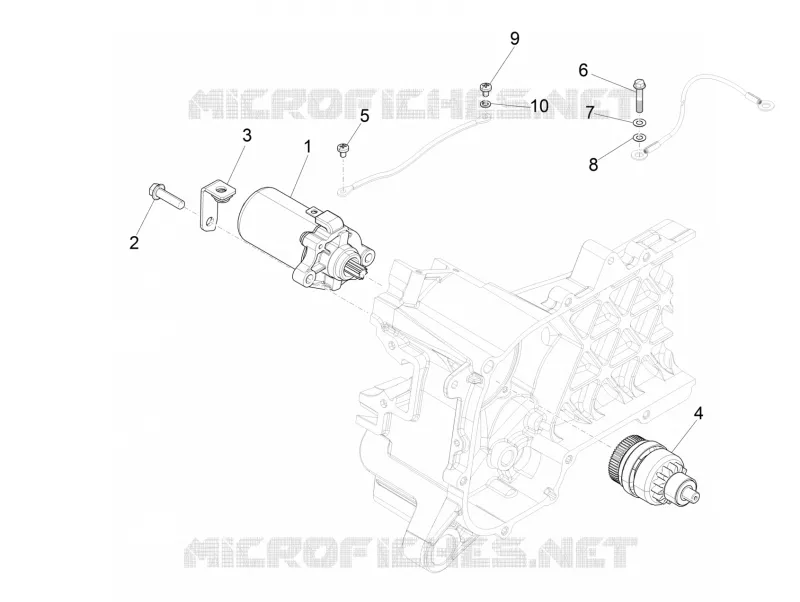 Démarrage - Démarrage électrique PIAGGIO PIAGGIO-SCOOTER 50 LIBERTY 2021  Liberty 4T 3V