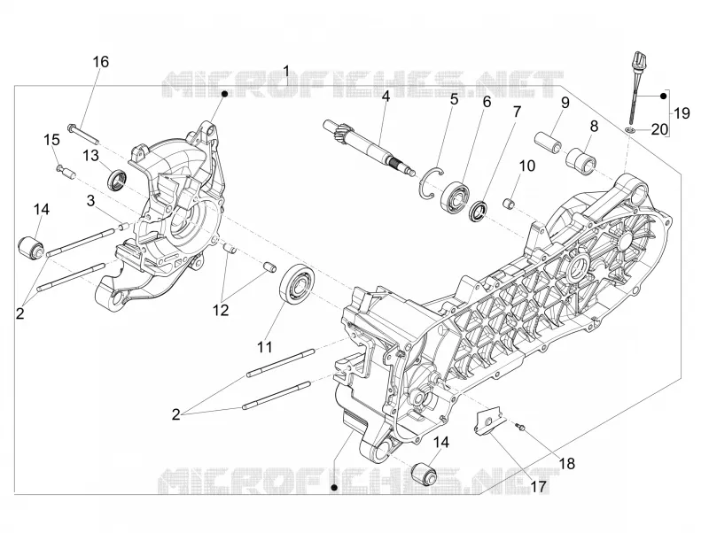 Carter PIAGGIO PIAGGIO-SCOOTER 50 LIBERTY 2013  Liberty 4T PTT