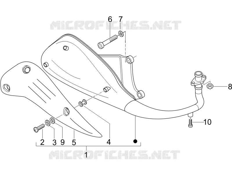 Silencieux PIAGGIO PIAGGIO-SCOOTER 50 LIBERTY 2008  Liberty 4T Sport