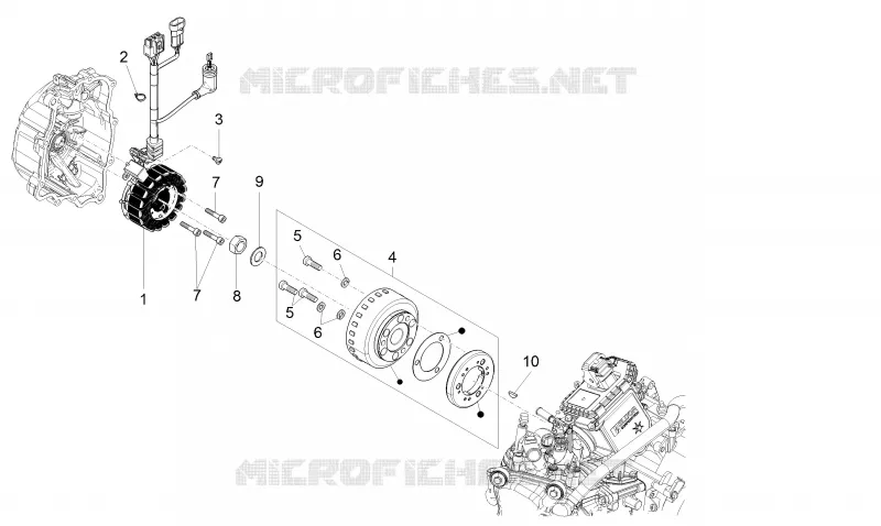 Volant magnetique PIAGGIO PIAGGIO-SCOOTER 125 MP3 2011  MP3 YOUrban ERL