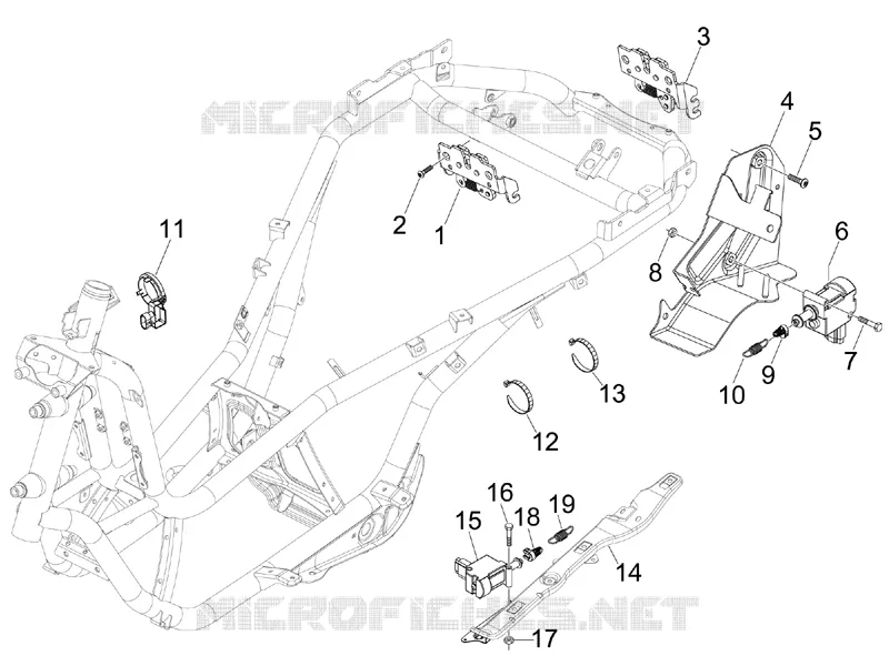 Serrures PIAGGIO PIAGGIO-SCOOTER 300 MP3 2011  MP3 ie LT Touring