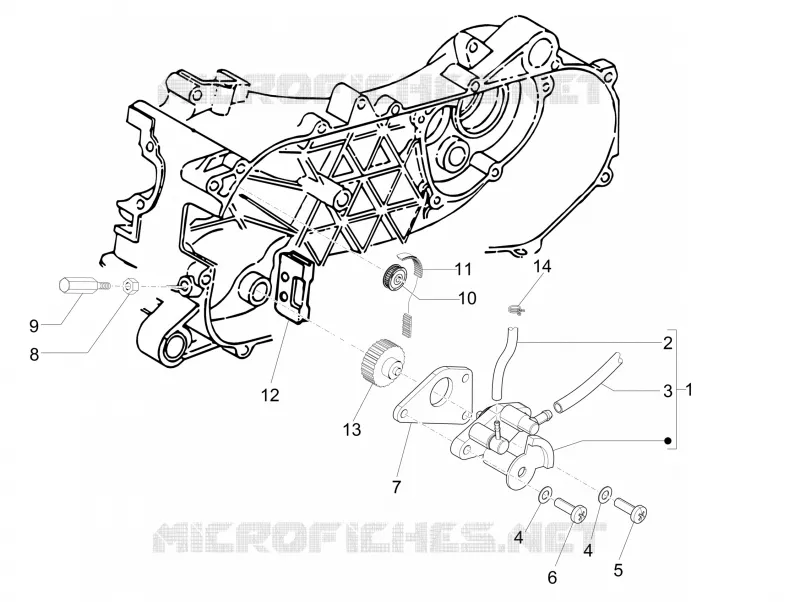 Pompe à huile PIAGGIO PIAGGIO-SCOOTER 50 NRG 2007  NRG Power DD