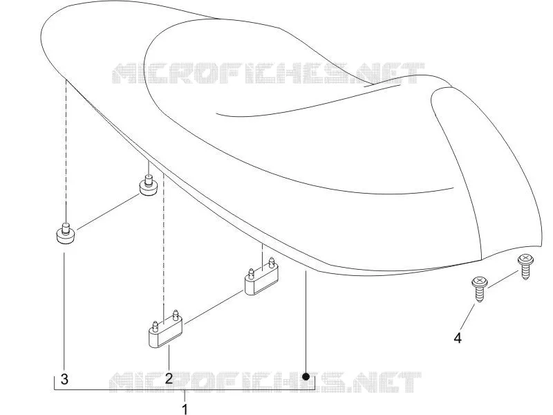 Selle/sieges PIAGGIO PIAGGIO-SCOOTER 50 NRG 2013  NRG Power DD H2O