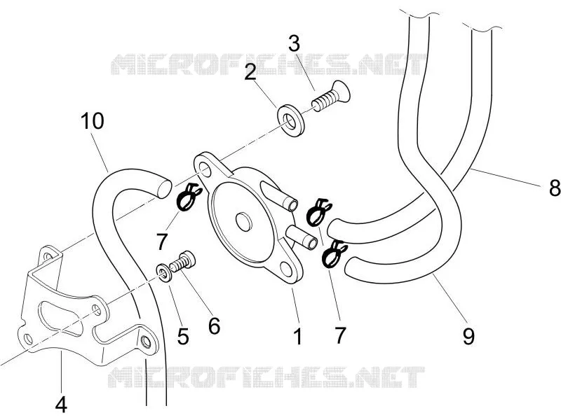 Instalation de l'alimentation PIAGGIO PIAGGIO-SCOOTER 50 NRG 2009  NRG Power DD Serie Speciale