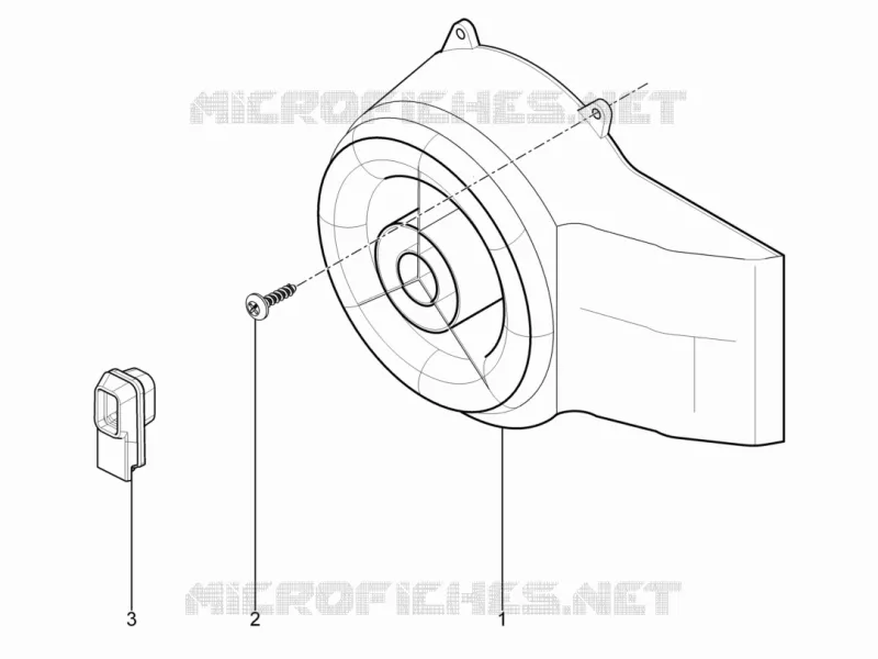 Couvercle volant magnetique - Filtre à huile PIAGGIO PIAGGIO-SCOOTER 50 NRG 2013  NRG Power DT