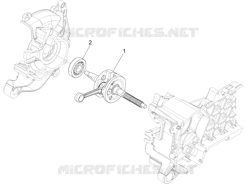Vilebrequin PIAGGIO PIAGGIO-SCOOTER 50 TYPHOON 2014  Typhoon 2T Euro 3