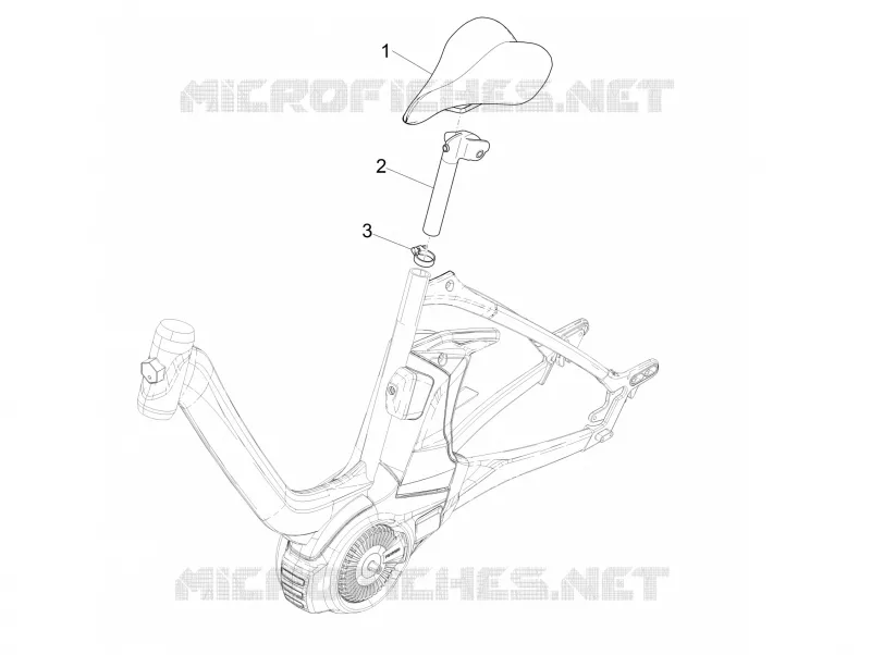 Selle/sieges PIAGGIO PIAGGIO-BICYCLE Electric WI-BIKE 2016  Wi-Bike Mas Deore Active