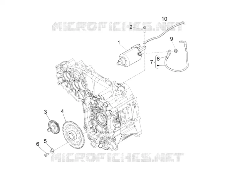 Démarrage - Démarrage électrique PIAGGIO PIAGGIO-SCOOTER 125 X10 2015  X10 4T 4V I.E. E3