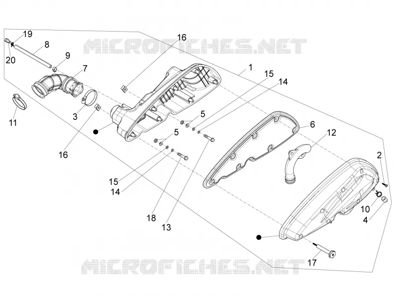 Filtre à air PIAGGIO PIAGGIO-SCOOTER 350 X10 2013  X10 4T 4V I.E. E3