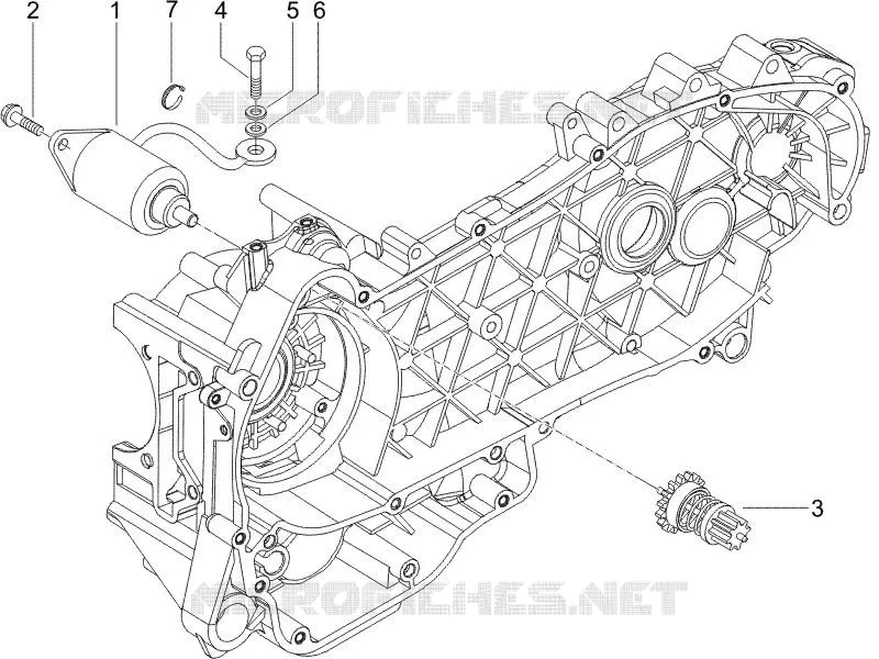 Démarrage - Démarrage électrique PIAGGIO PIAGGIO-SCOOTER 400 X8 2007  X8 ie Euro 3
