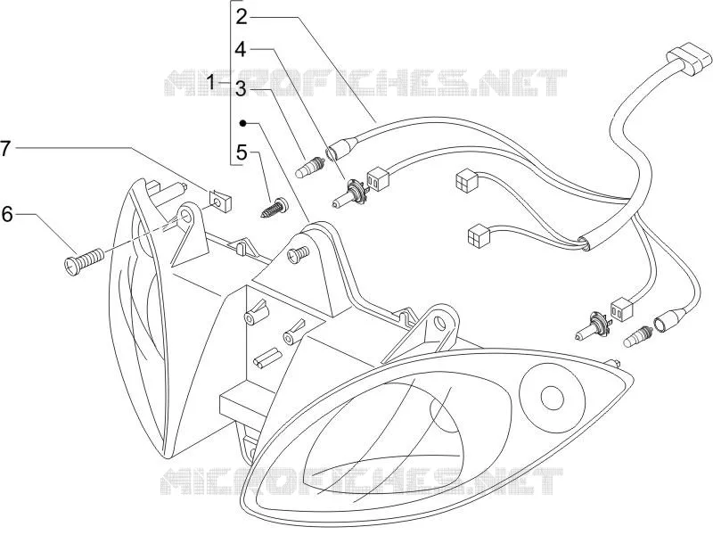 Eclairages avant - Clignotants PIAGGIO PIAGGIO-SCOOTER 250 X9 2006  X9 Evolution