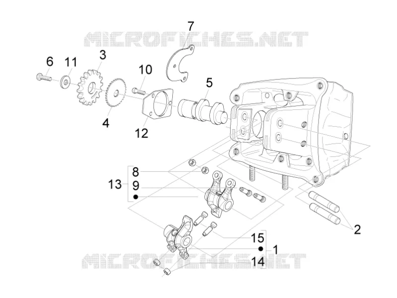 Groupe support balanciers PIAGGIO PIAGGIO-SCOOTER 400 X-EVO 2010  X Evo Euro 3