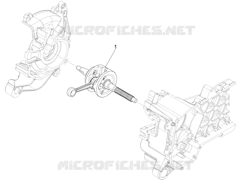 Vilebrequin PIAGGIO PIAGGIO-SCOOTER 100 ZIP 2007  Zip 4T