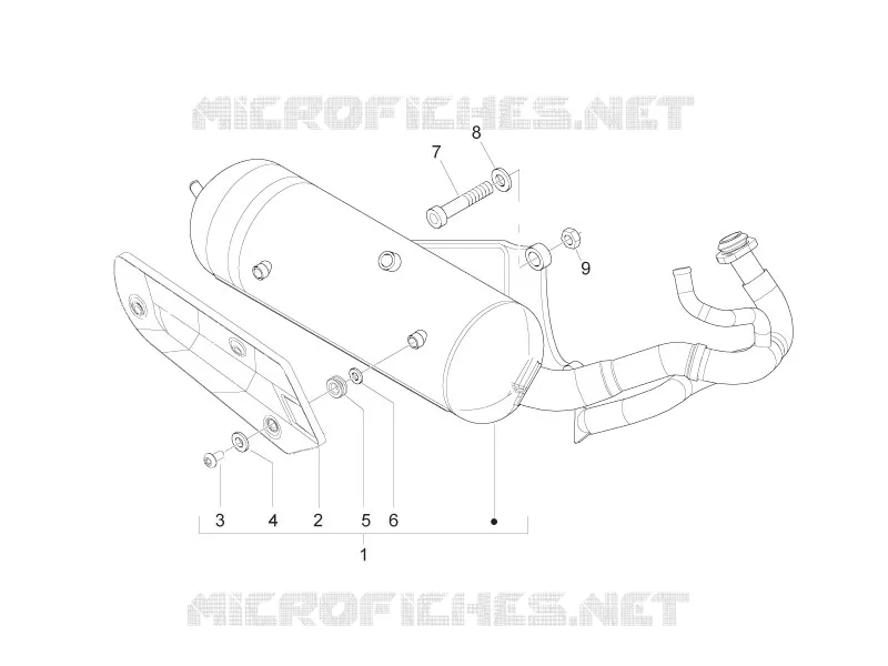 Silencieux PIAGGIO PIAGGIO-SCOOTER 50 ZIP 2013  Zip 2T
