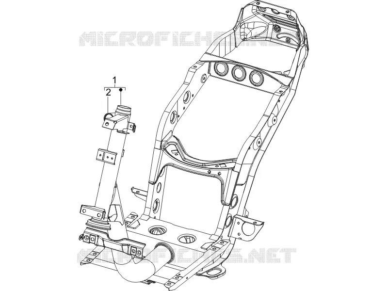 Châssis/coque PIAGGIO PIAGGIO-SCOOTER 50 ZIP 2011  Zip 4T 25 Km-h