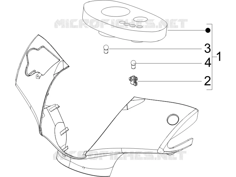Groupe instruments - Cruscotto PIAGGIO PIAGGIO-SCOOTER 50 ZIP 2009  Zip SP Euro 2