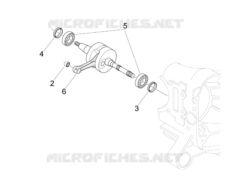 Vilebrequin PIAGGIO PIAGGIO-SCOOTER 50 ZIP 2013  Zip SP Euro 2