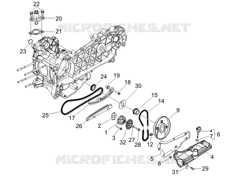 Pompe huile GILERA GILERA-SCOOTER 250 NEXUS 2006  Nexus E3
