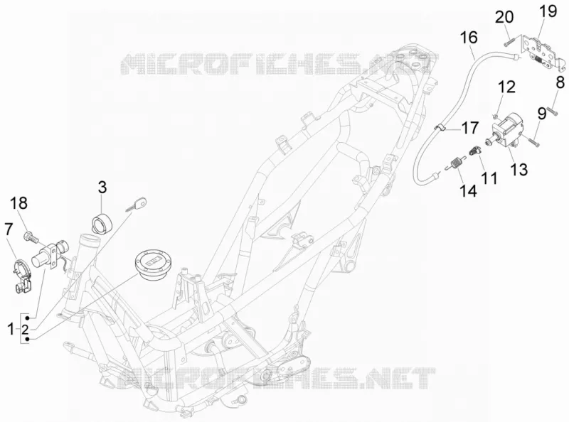 Serrures GILERA GILERA-SCOOTER 500 NEXUS 2010  Nexus E3