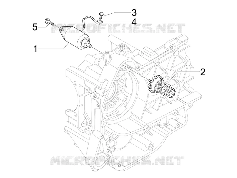 Démarrage - Démarrage électrique GILERA GILERA-SCOOTER 125 RUNNER 2016  Runner ST 4T E3