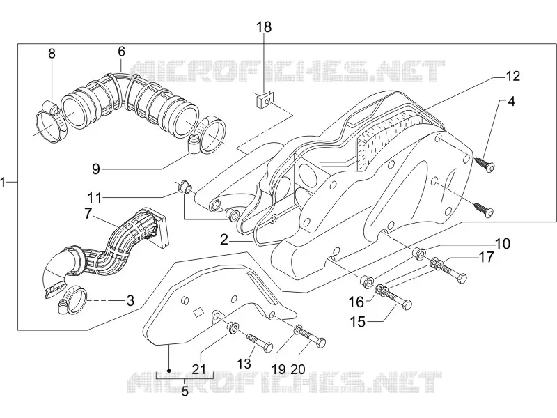 Filtre à air GILERA GILERA-SCOOTER 125 RUNNER 2006  Runner VX 4T