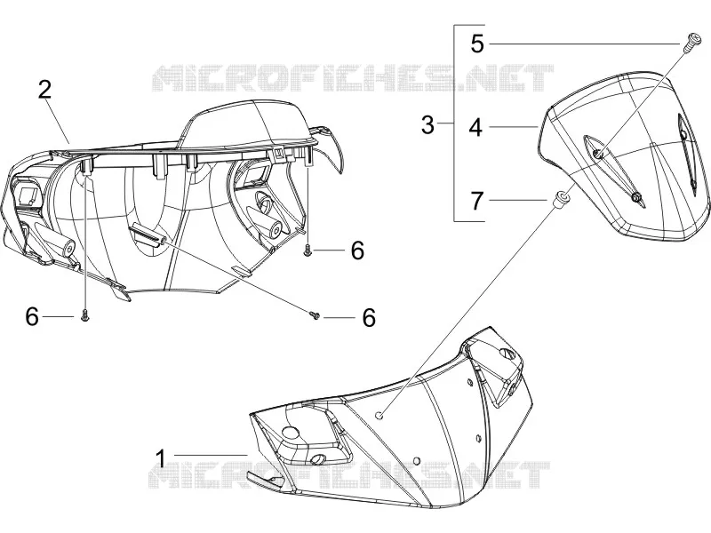 Couvertures guidon GILERA GILERA-SCOOTER 125 RUNNER 2005  Runner VX 4T