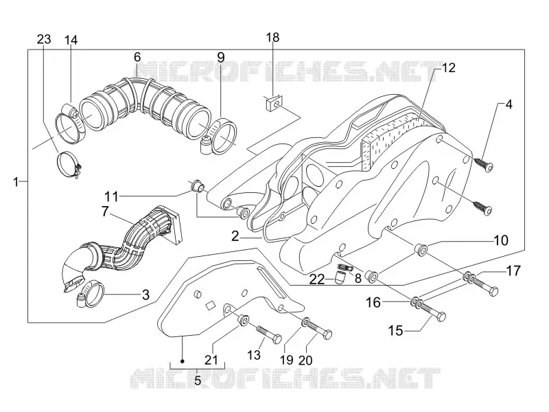 Filtre à air GILERA GILERA-SCOOTER 125 RUNNER 2006  Runner VX 4T E3