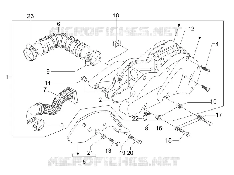 Filtre à air GILERA GILERA-SCOOTER 200 RUNNER 2006  Runner VXR 4T E3