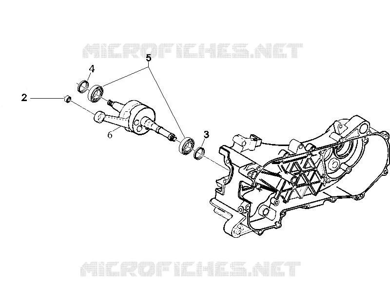 Vilebrequin GILERA GILERA-SCOOTER 50 RUNNER 2005  Runner Pure Jet