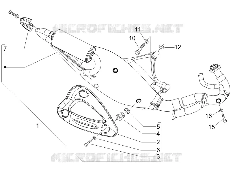 Silencieux GILERA GILERA-SCOOTER 50 RUNNER 2005  Runner Pure Jet -SC