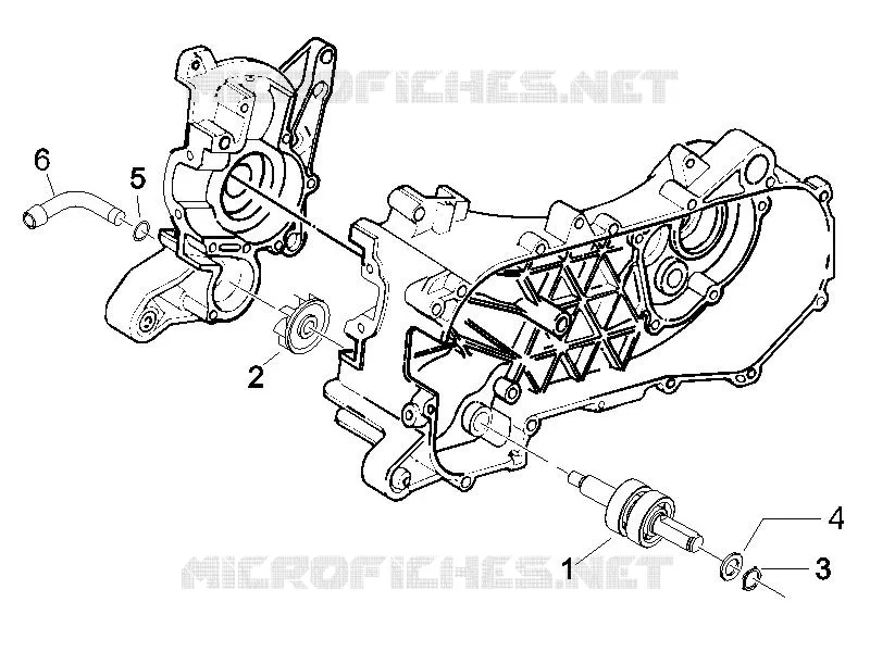 Pompe à eau GILERA GILERA-SCOOTER 50 RUNNER 2009  Runner SP