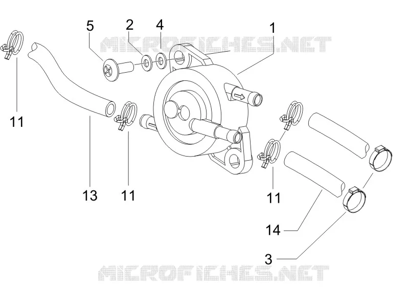 Instalation de l'alimentation GILERA GILERA-SCOOTER 50 RUNNER 2010  Runner SP