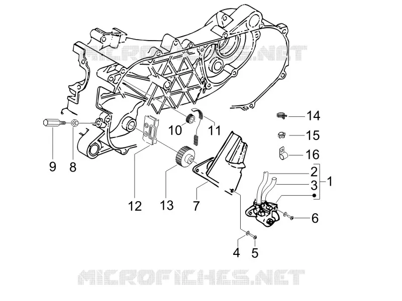 Pompe à huile GILERA GILERA-SCOOTER 50 RUNNER 2016  Runner SP
