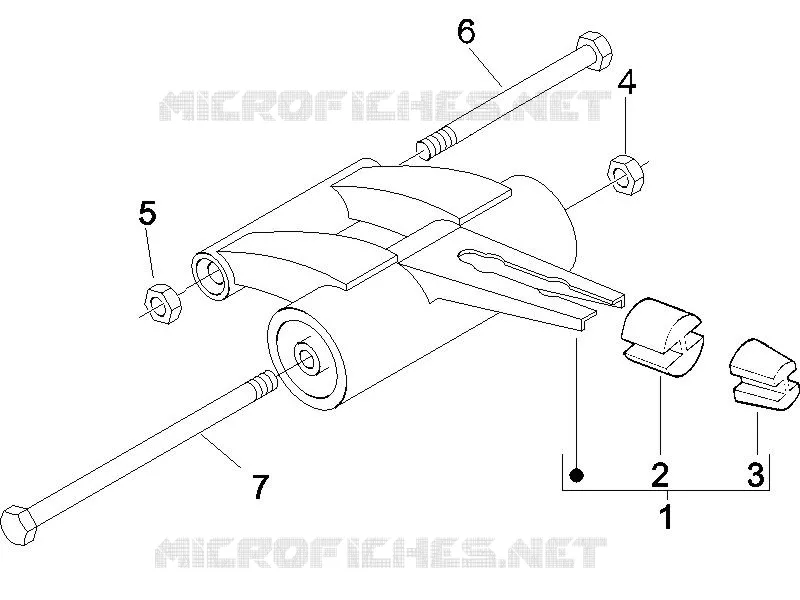 Bras oscillant GILERA GILERA-SCOOTER 50 RUNNER 2006  Runner SP -SC