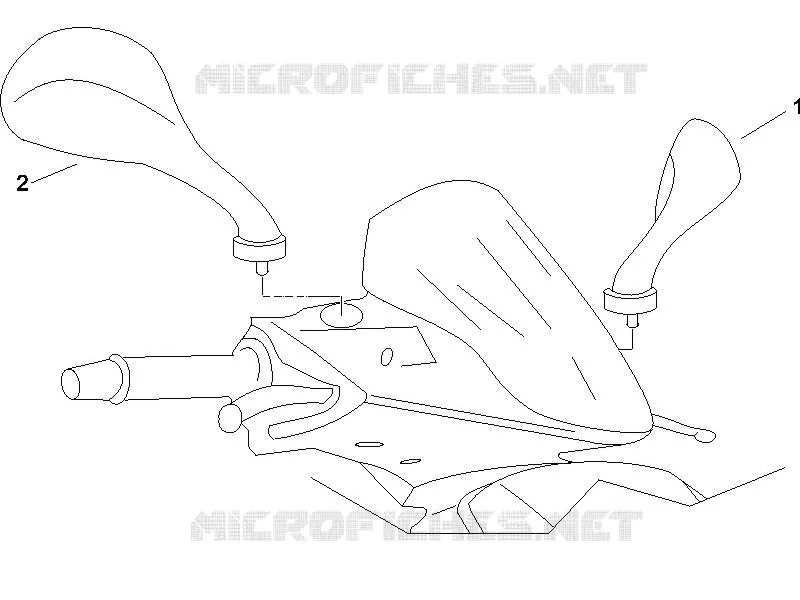 Rétroviseur/s GILERA GILERA-SCOOTER 50 RUNNER 2006  Runner SP -SC